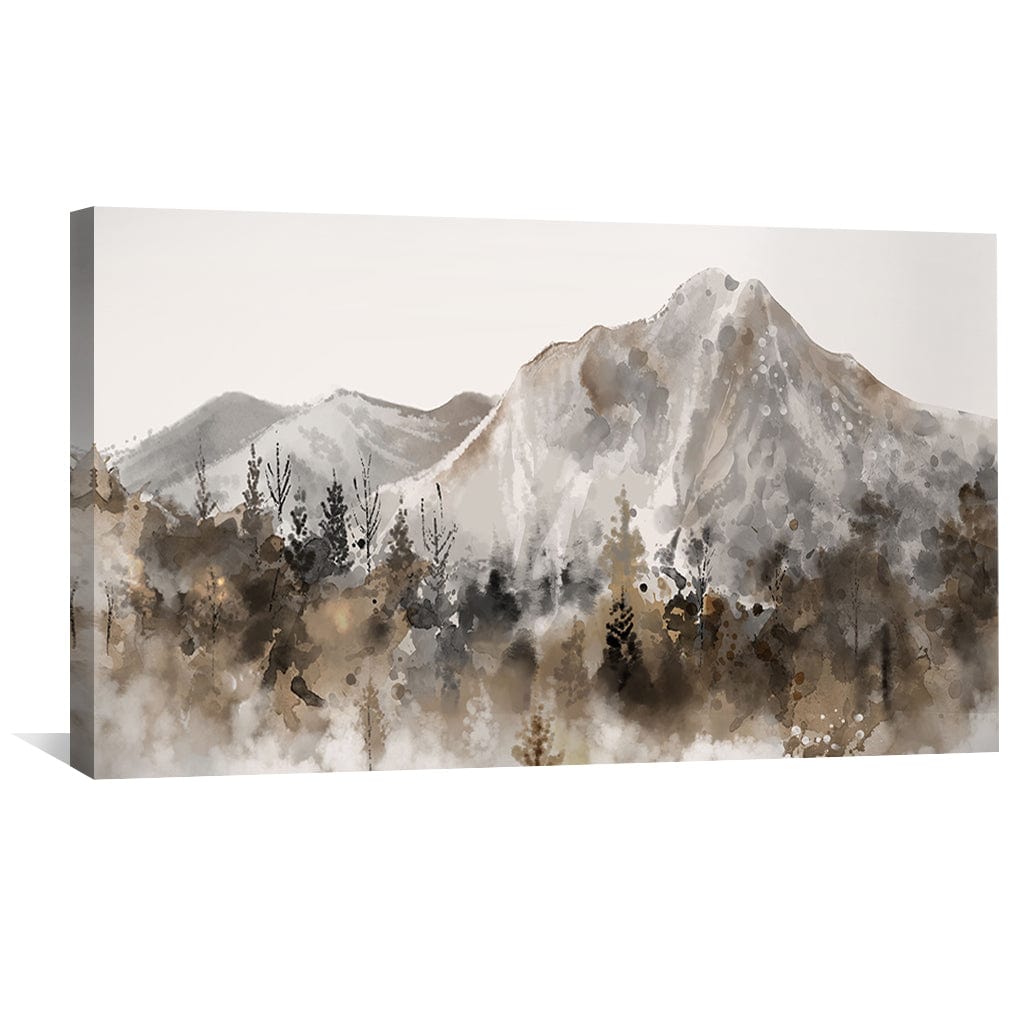 Timeless Terrain Canvas Art Clock Canvas