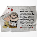 To My Forever Love Blanket Blanket 75 x 100cm Clock Canvas