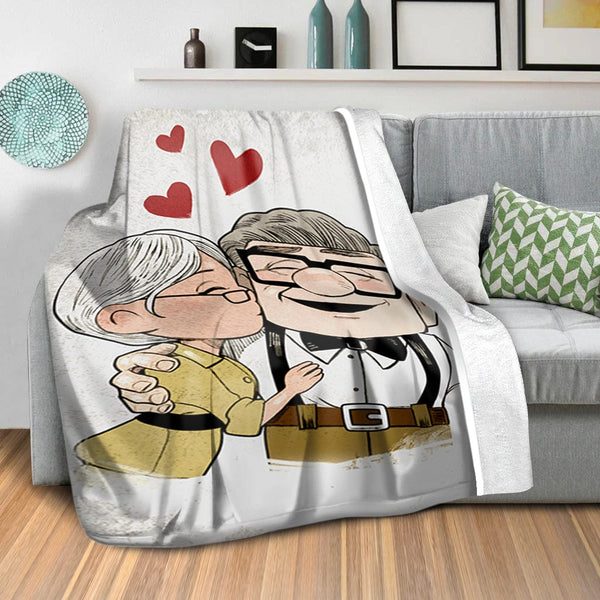 To My Forever Love Blanket Blanket Clock Canvas