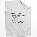 Together Forever A Blanket Blanket 75 x 100cm Clock Canvas