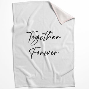 Together Forever A Blanket Blanket 75 x 100cm Clock Canvas
