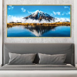 Tranquil Apex Canvas Art Clock Canvas