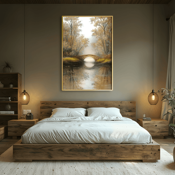 Tranquil Archway Canvas Art Clock Canvas