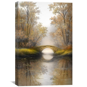 Tranquil Archway Canvas Art Clock Canvas