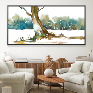 Tranquil Roots Canvas Art 20 x 10in / Canvas Clock Canvas