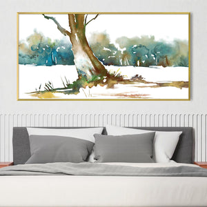 Tranquil Roots Canvas Art Clock Canvas