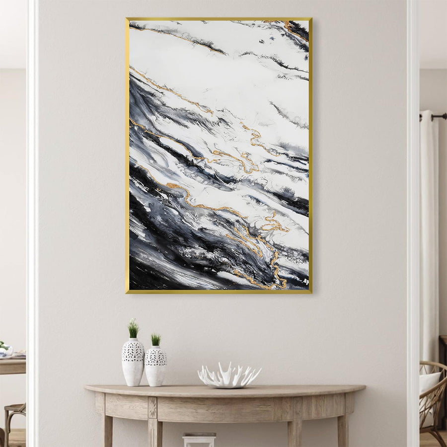 Translucent Veil Canvas Art Clock Canvas