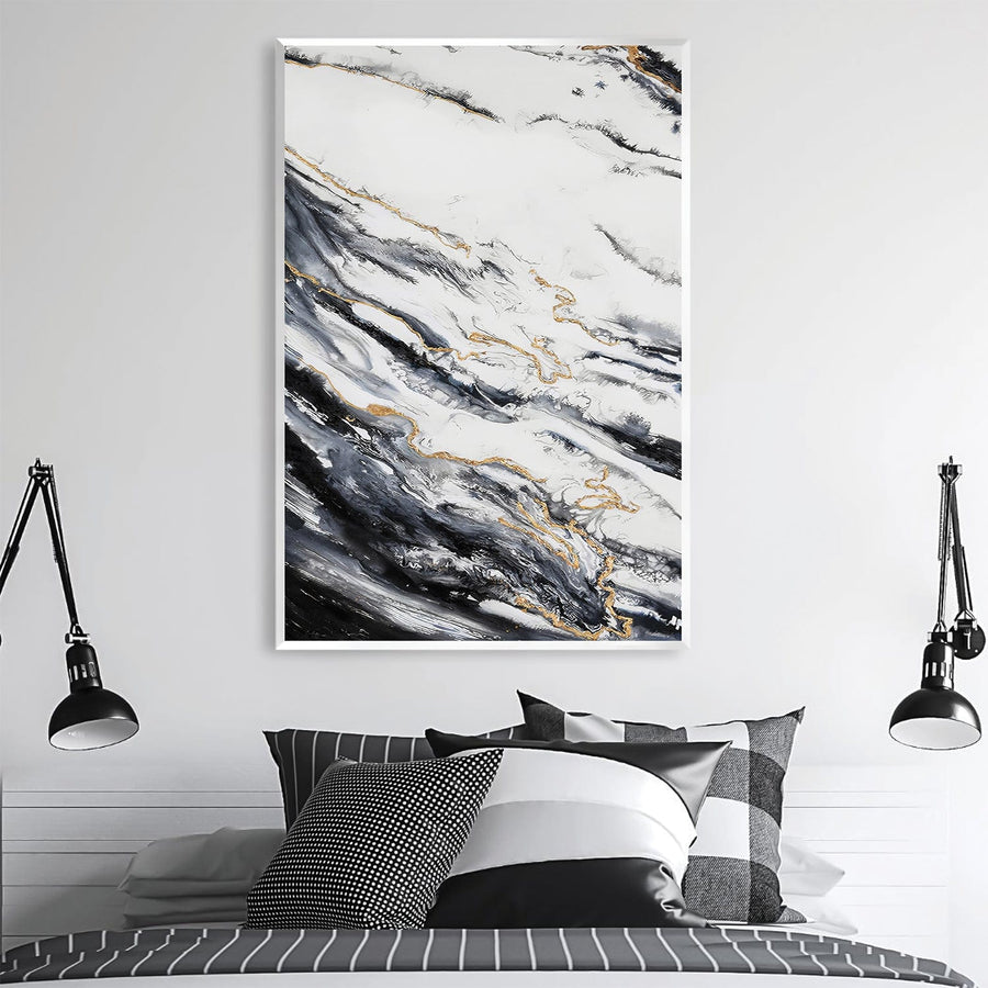 Translucent Veil Canvas Art Clock Canvas
