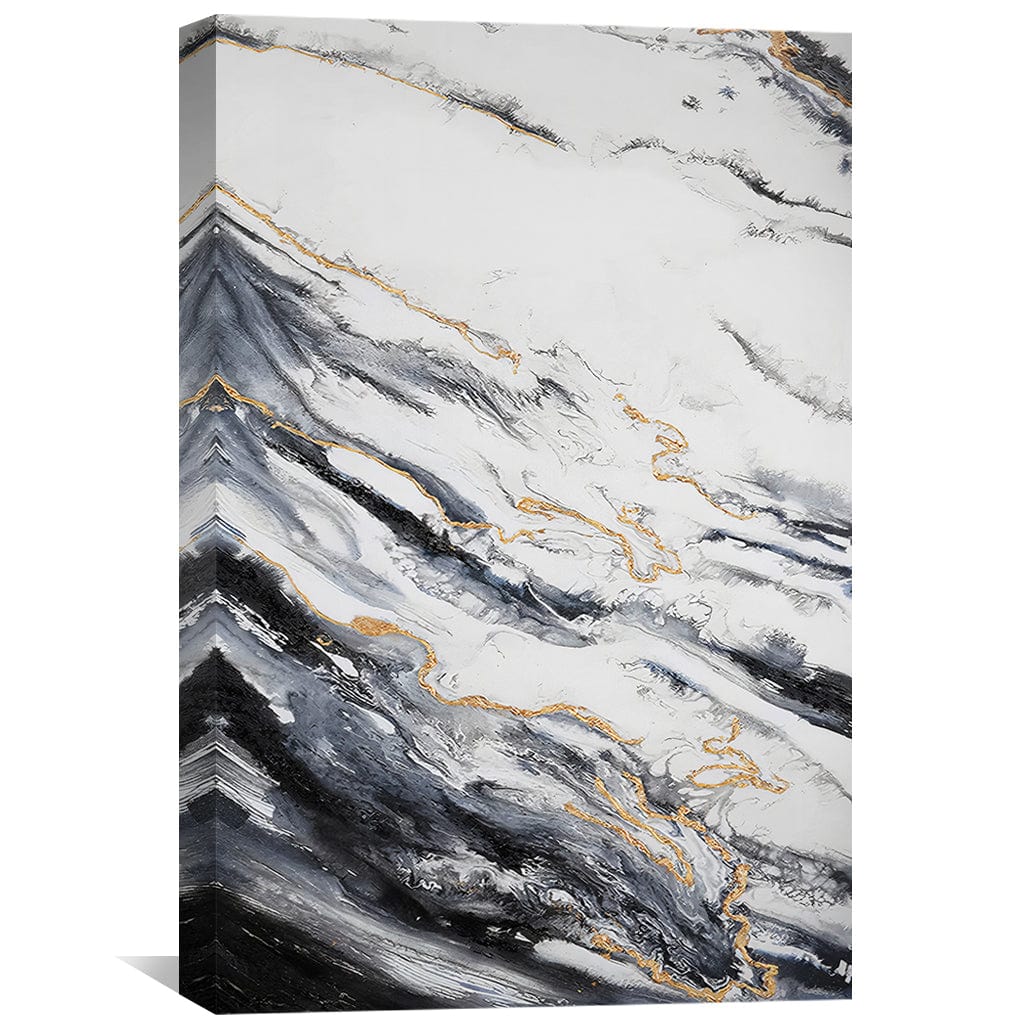 Translucent Veil Canvas Art Clock Canvas