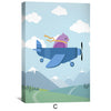Travel Tales Canvas Art C / 12 x 18in / Canvas Clock Canvas