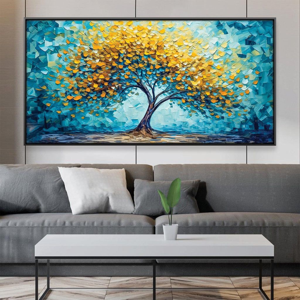 Tree in the Blue Canvas – ClockCanvas