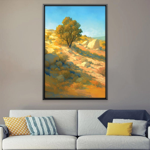Tree of the Arid Lands Canvas Art 12 x 18in / Canvas Clock Canvas
