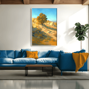 Tree of the Arid Lands Canvas Art Clock Canvas