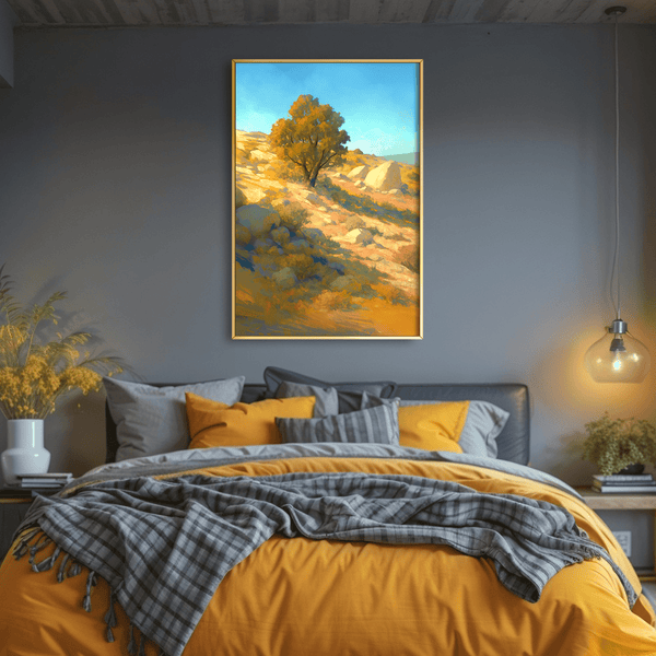 Tree of the Arid Lands Canvas Art Clock Canvas