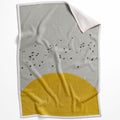 Tree Shadow B Blanket Blanket 75 x 100cm Clock Canvas
