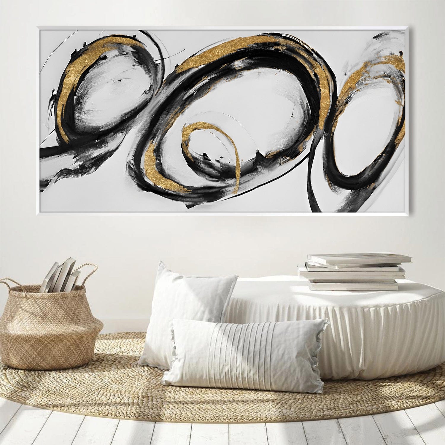 Trinity Opulent Canvas Art Clock Canvas