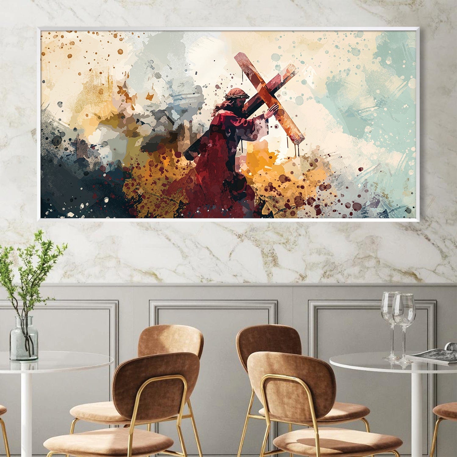 Triumph of the Brave Canvas Art Clock Canvas