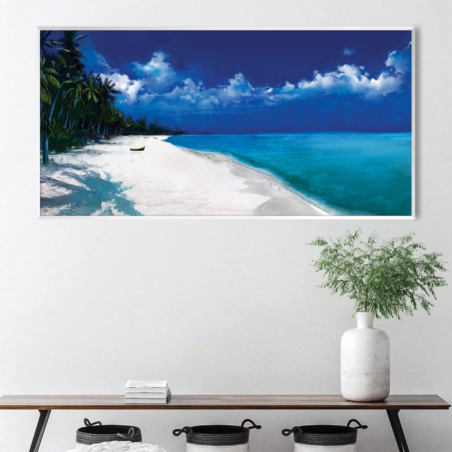 Tropical Escape Canvas Art Clock Canvas