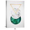 Tropical Geometry Canvas Art Clock Canvas