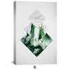 Tropical Geometry Canvas Art Clock Canvas