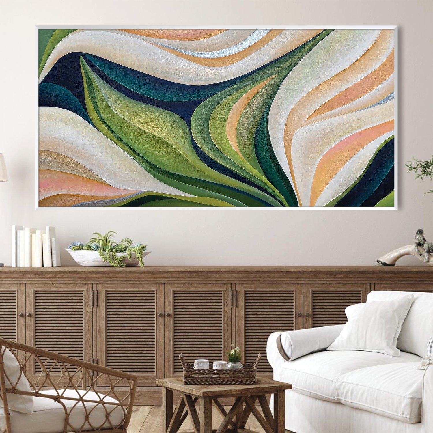 Tropical Tango Canvas Art Clock Canvas