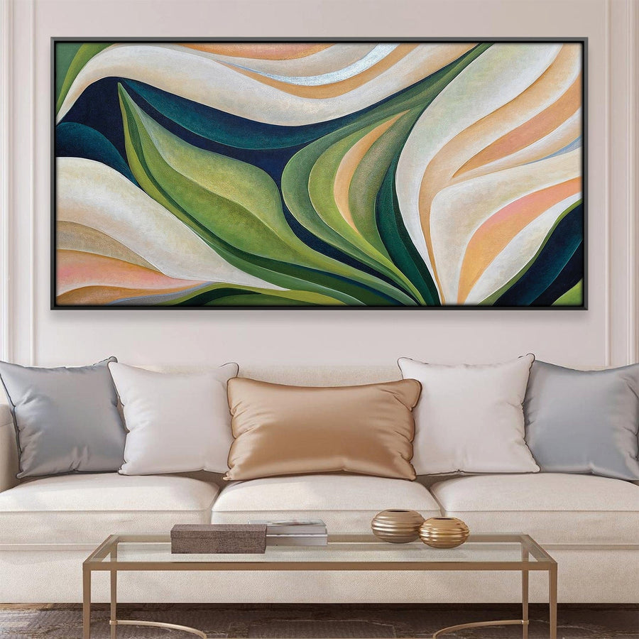 Tropical Tango Canvas Art Clock Canvas