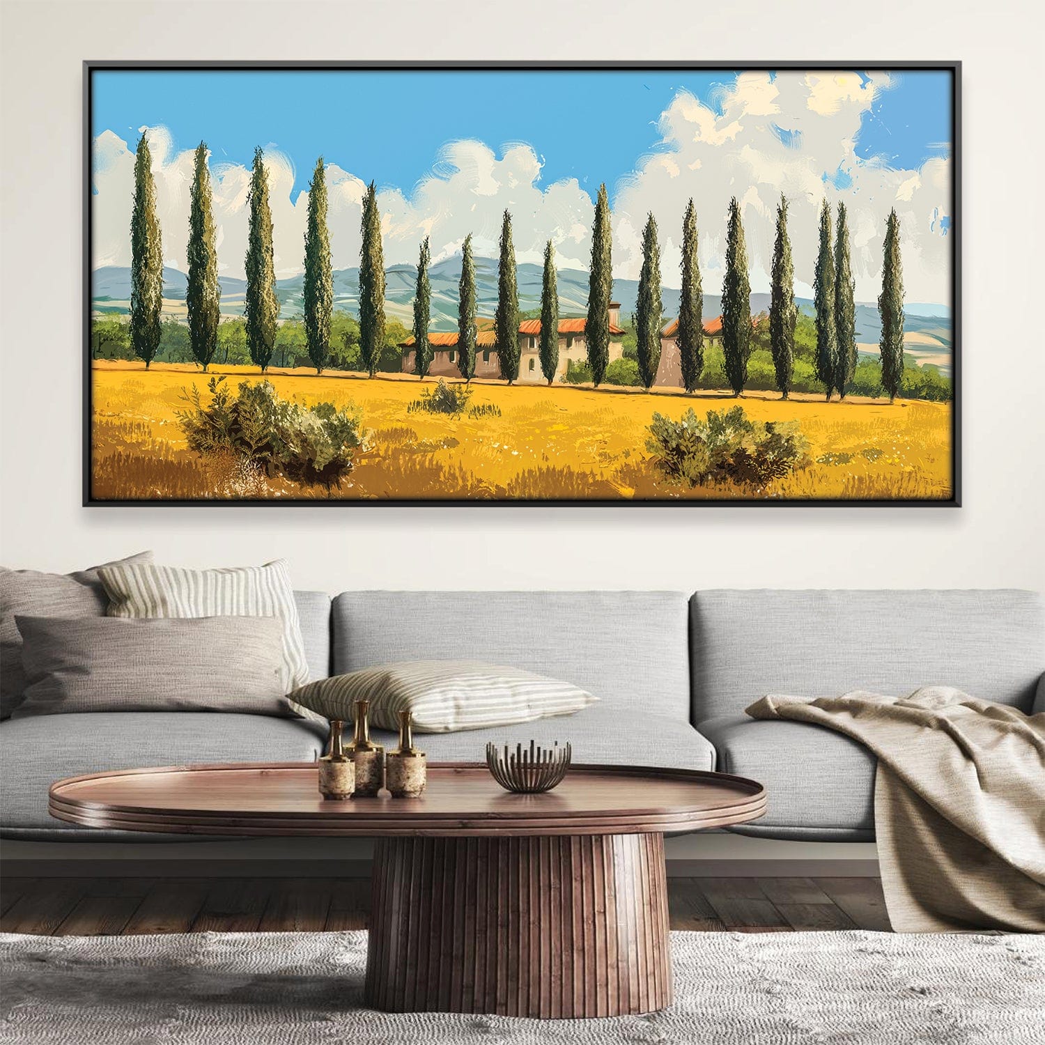 Tuscany's Golden Fields Canvas product thumbnail