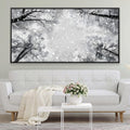 Twilight Snowfall Canvas Art 20 x 10in / Canvas Clock Canvas