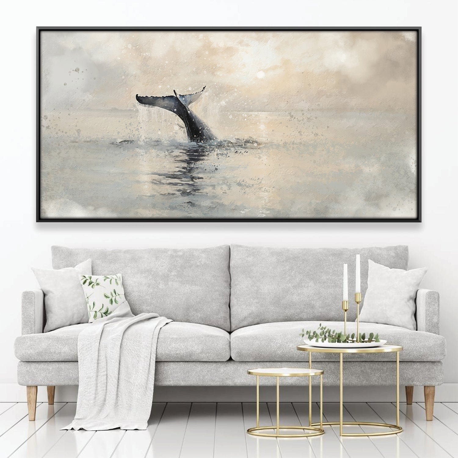 Twilight Tail Canvas Art 20 x 10in / Canvas Clock Canvas