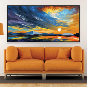 Twilight Tapestry Canvas Art 20 x 10in / Canvas Clock Canvas