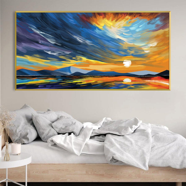 Twilight Tapestry Canvas Art Clock Canvas