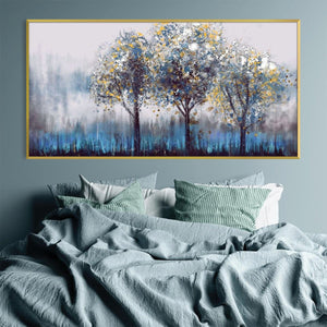 Twilight Trees Canvas Art Clock Canvas