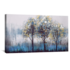 Twilight Trees Canvas Art Clock Canvas