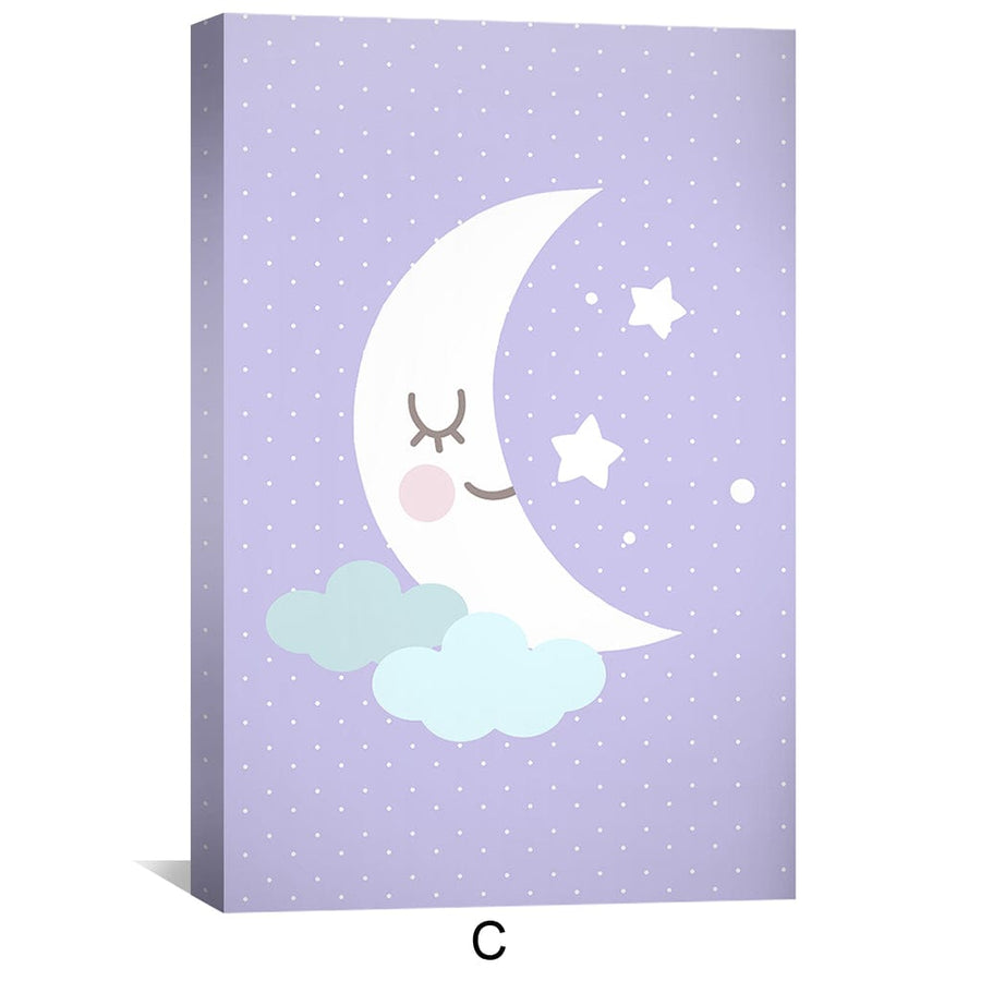 Twinkle Dreams Canvas Art C / 12 x 18in / Canvas Clock Canvas