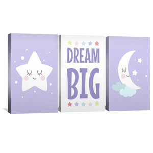 Twinkle Dreams Canvas Art Clock Canvas