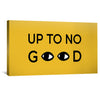 Up To No Good Canvas Art Clock Canvas