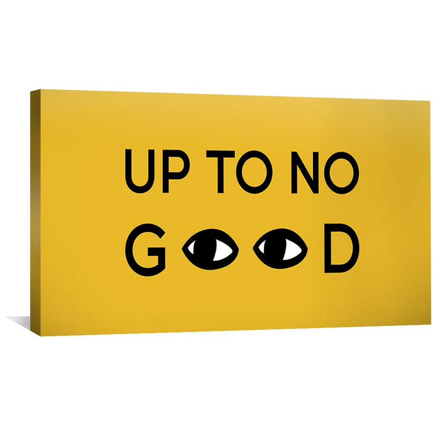 Up To No Good Canvas Art Clock Canvas