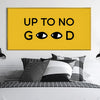 Up To No Good Canvas Art Clock Canvas
