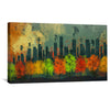 Urban Autumn Canvas Art Clock Canvas