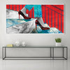 Urban Stiletto March Canvas Art Clock Canvas