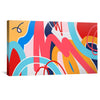 Varied Lines Canvas Art Clock Canvas