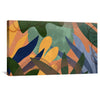 Verdant Blaze Canvas Art Clock Canvas