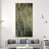 Verdant Mist Canvas Art Clock Canvas