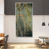 Verdant Mist Canvas Art Clock Canvas
