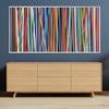 Vertical Illusion Canvas Art Clock Canvas