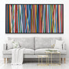 Vertical Illusion Canvas Art Clock Canvas