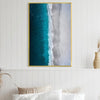 Vertical Shores Canvas Art Clock Canvas