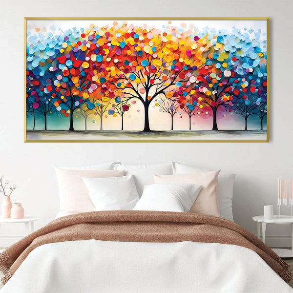 Vibes of the Forest Canvas Art Clock Canvas