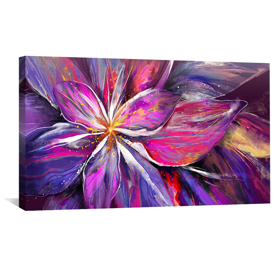 Vibrance Unfolded Canvas Art Clock Canvas