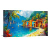 Vibrant Shores Canvas Art Clock Canvas